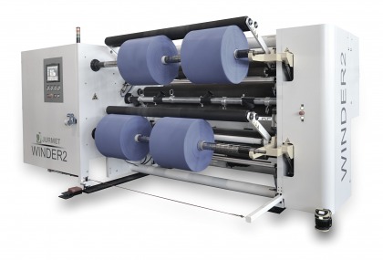 Bobineuse découpeuse compacte WINDER2 avec station de déroulement intégrée