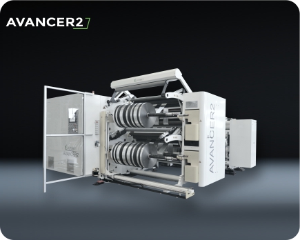 AVANCER2 turret slitter with separate unwind station