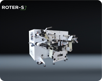 ROTER-S semi-rotary die cutting rewinder