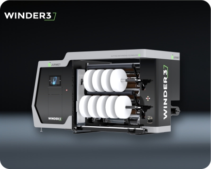 WINDER3 compact slitter with integrated unwind station